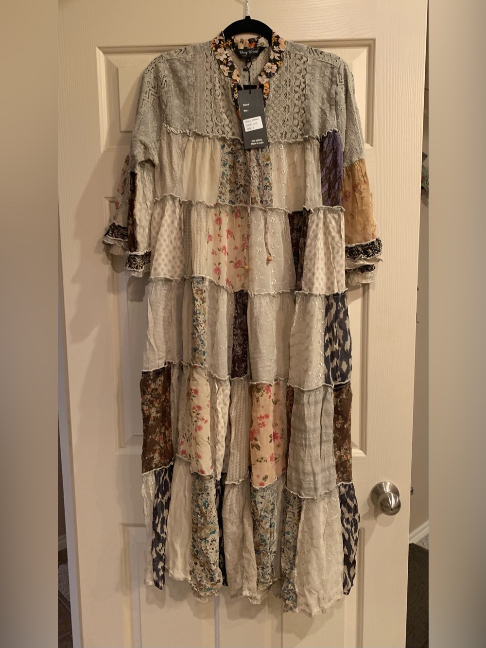 Boho Patchwork Maxi Dress